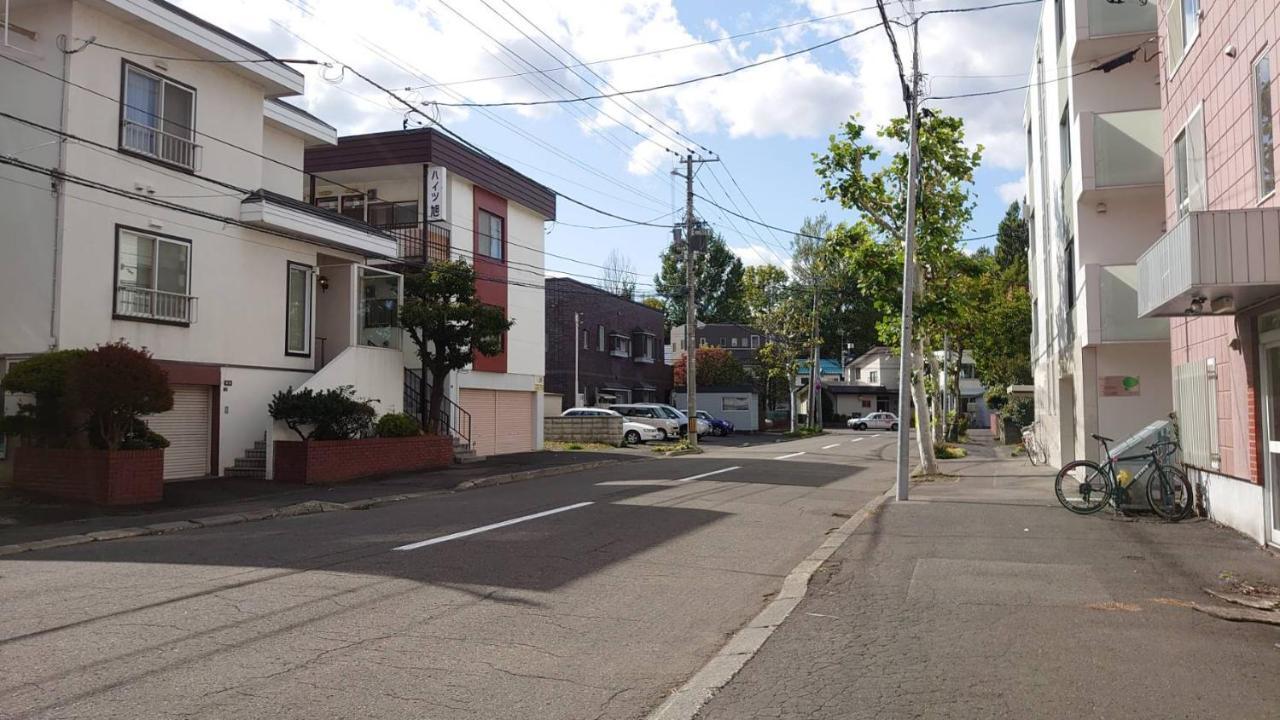 Near Sapporo St & Hokkaido University Cozy Studio Sanwa101 Dış mekan fotoğraf